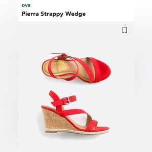 DV8 Pierra Strappy Wedge Sandal size 8